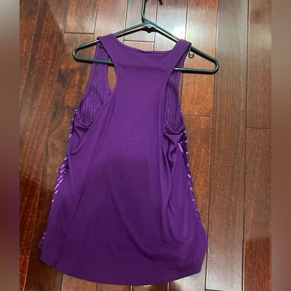 Rue 21 Purple Sequin Tank Top - Picture 3 of 3